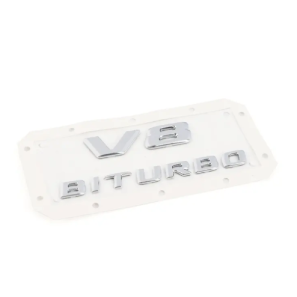 V8 Biturbo Typenschild Badge