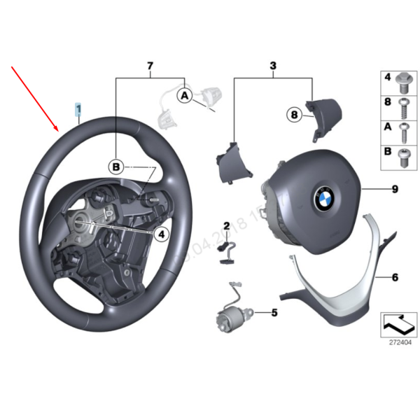 BMW 1 f20 multi leather steering wheel 32306863342 NEW