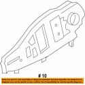 BMW X1 X5 X6 F15 F16 F39 SUPPORT OUTSIDE DOOR HANDLE RIGHT 51217401212 NEW