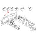BMW 5 SERIES E39 LEFT CENTER DASHBOARD TRIM 51452694101 NEW