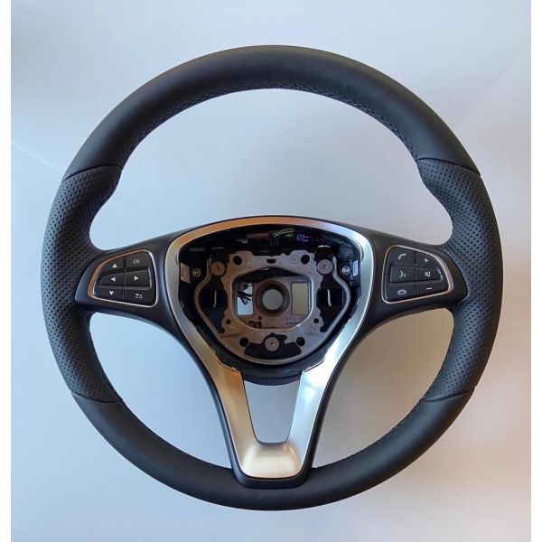 Leather steering wheel CLS